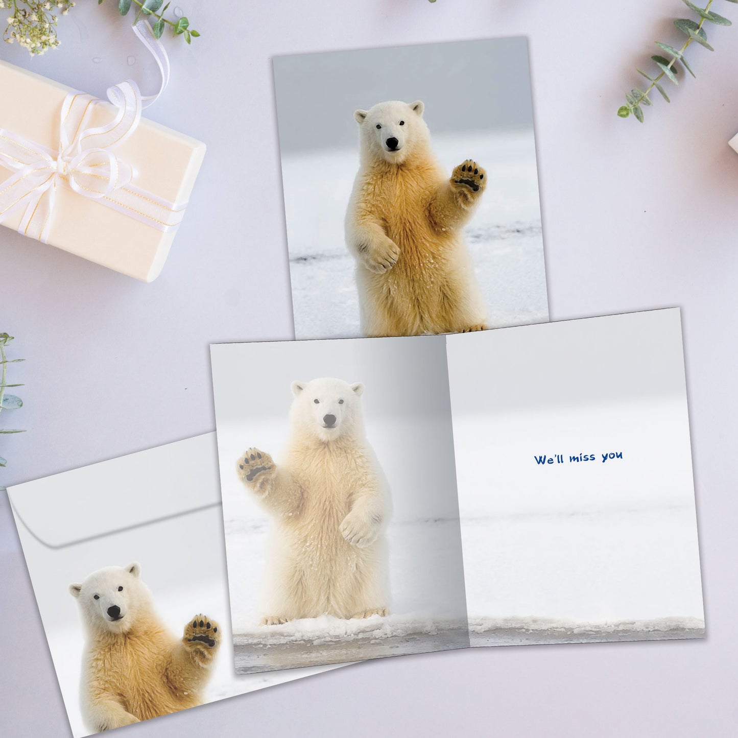 Polar Farewell Retirement Card