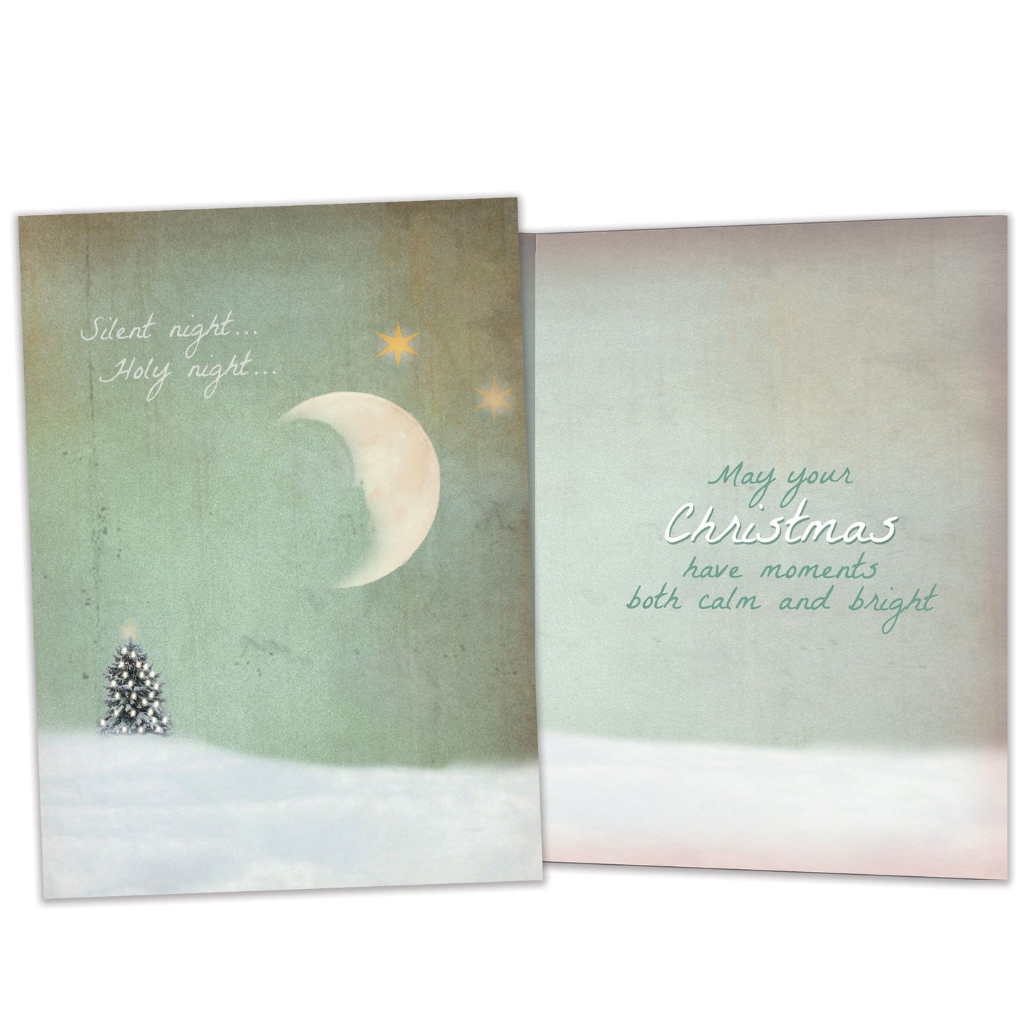 Holy Night Christmas Card
