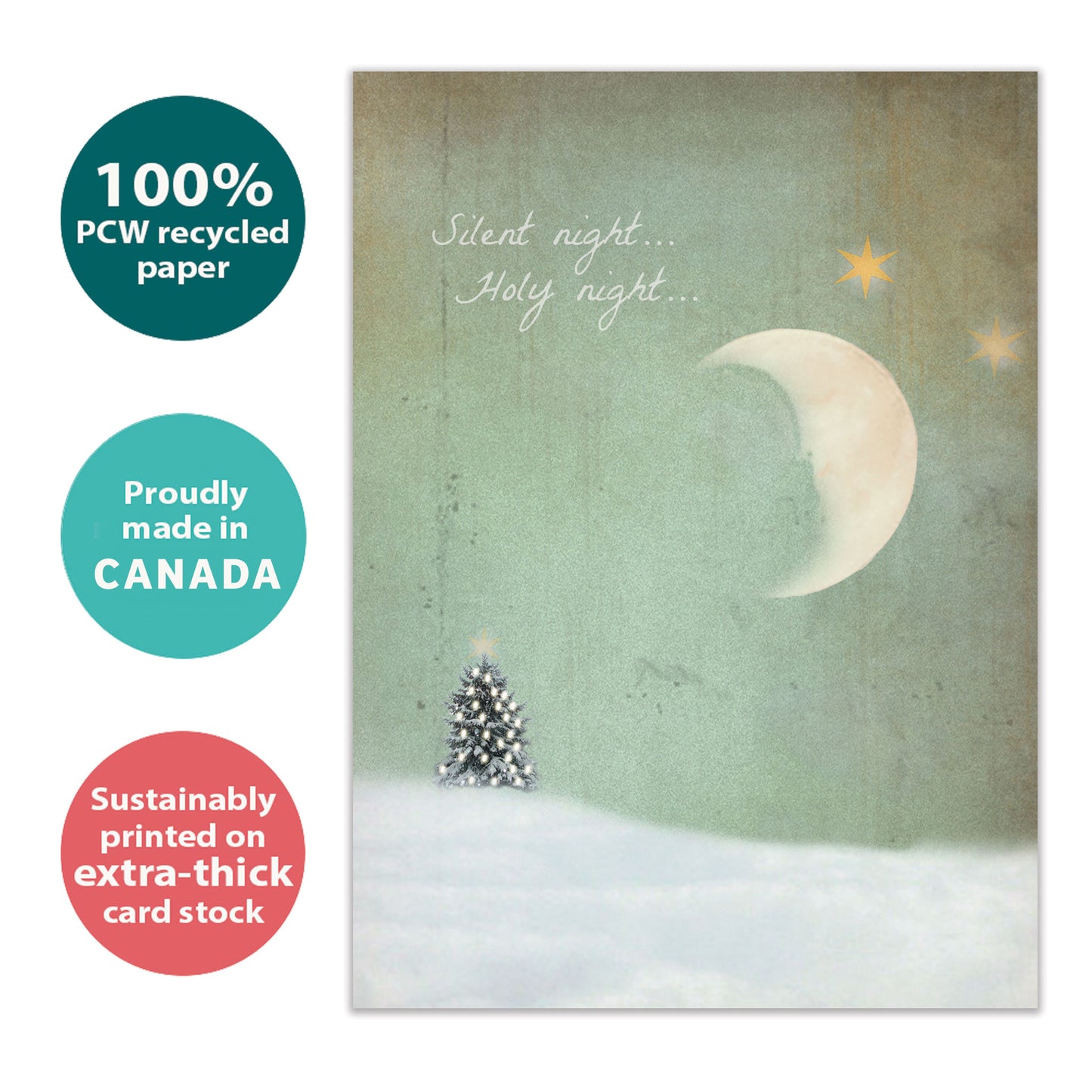 Holy Night Christmas Card