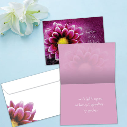 Tears Are Words Sympathy Card