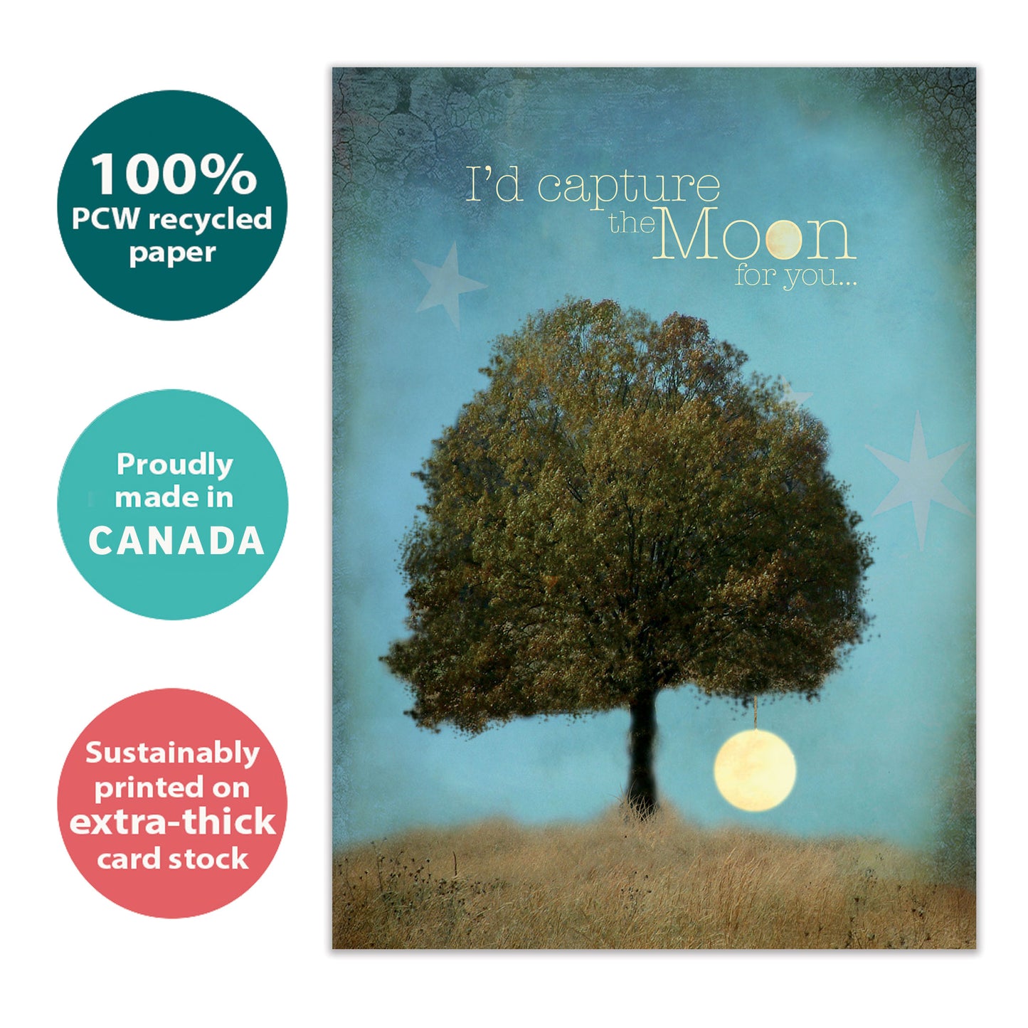 Capture The Moon Friendship Card