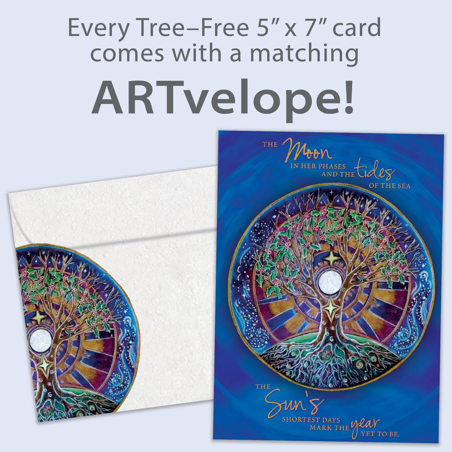 Winter Solstice Mandala Solstice Card