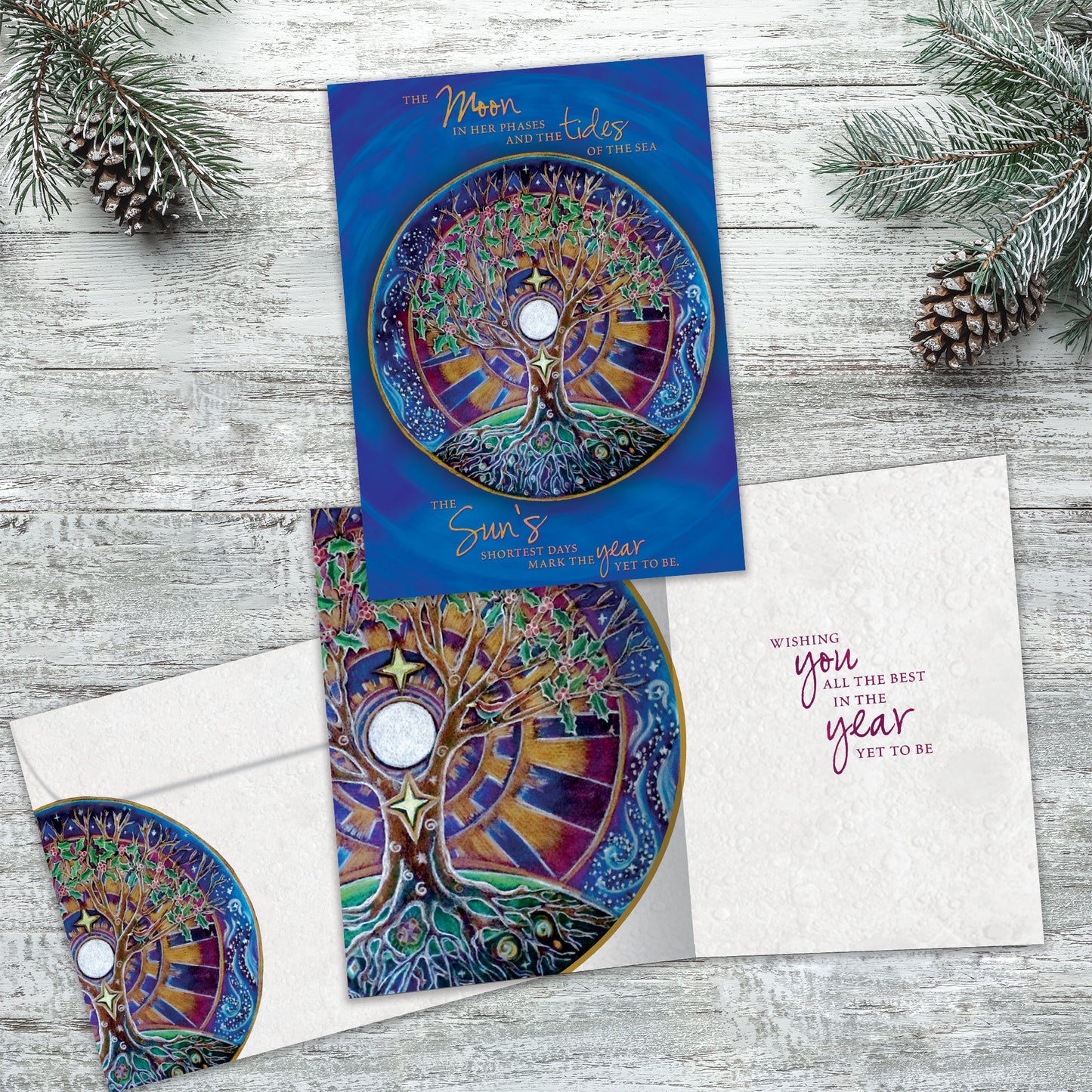 Winter Solstice Mandala Solstice Card
