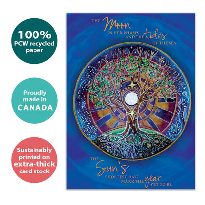 Winter Solstice Mandala Solstice Card