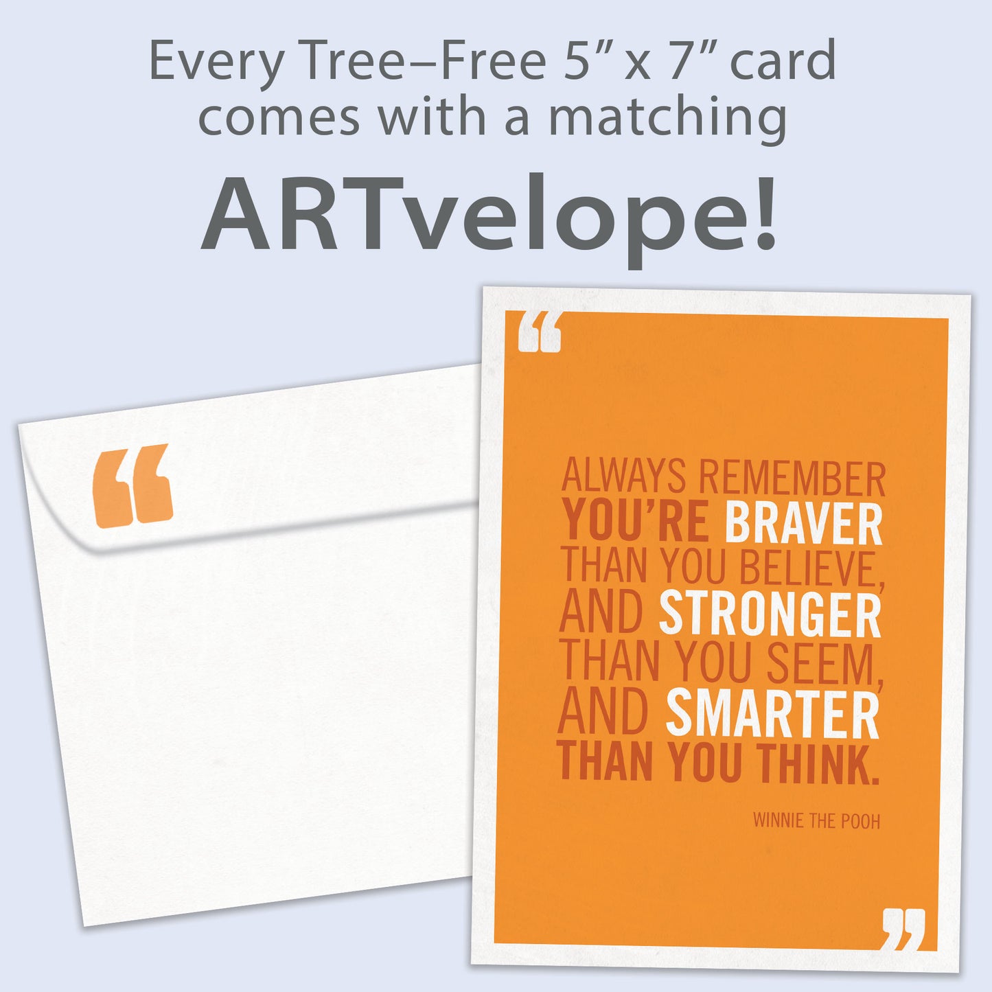 Braver Stronger Smarter Encouragement Card