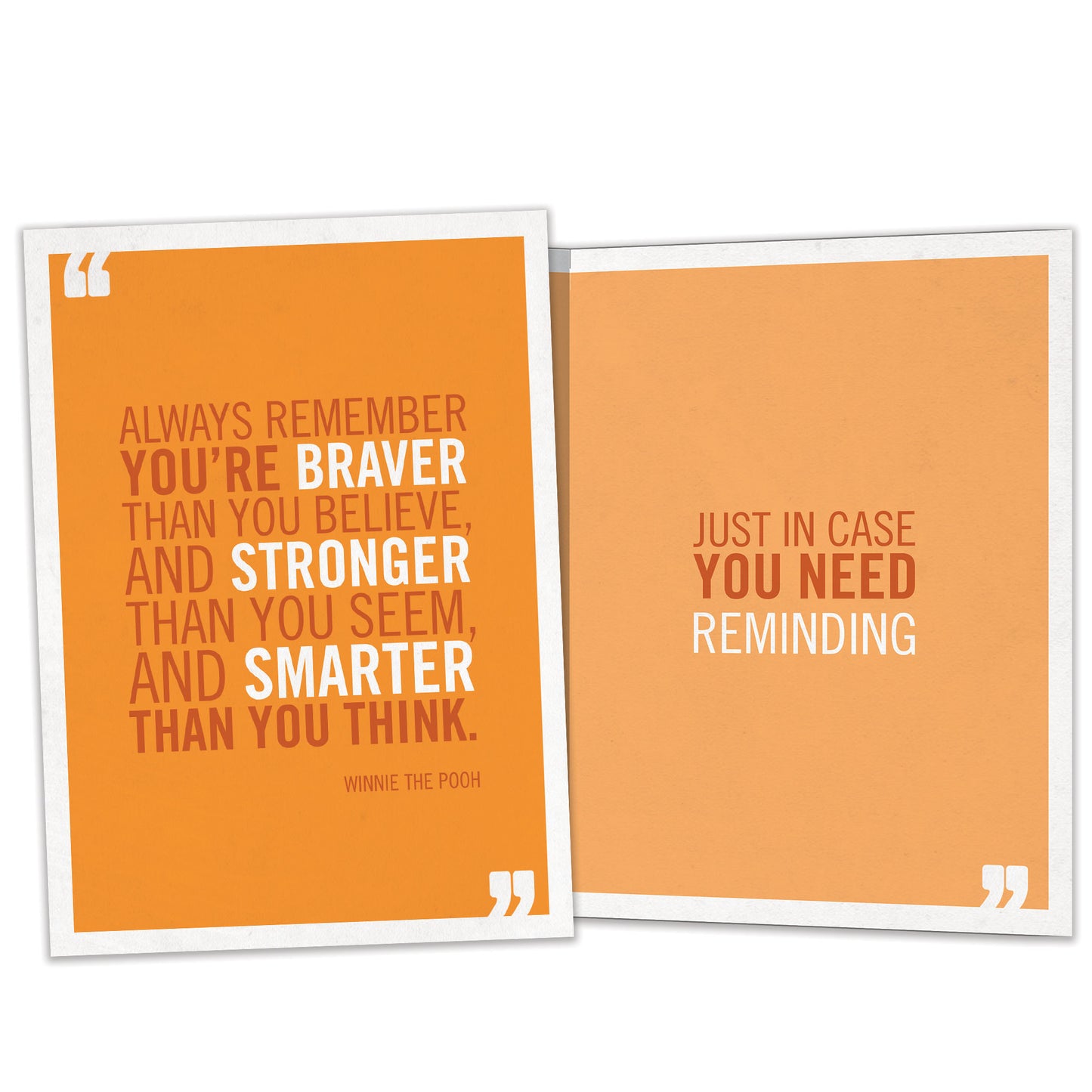 Braver Stronger Smarter Encouragement Card