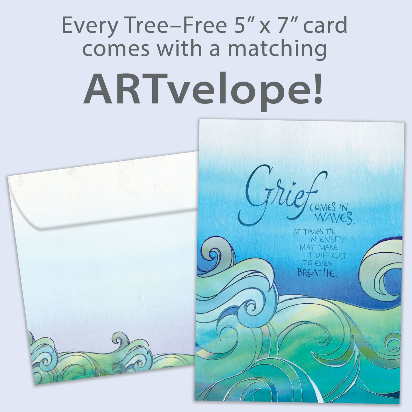 In Waves Sympathy Card