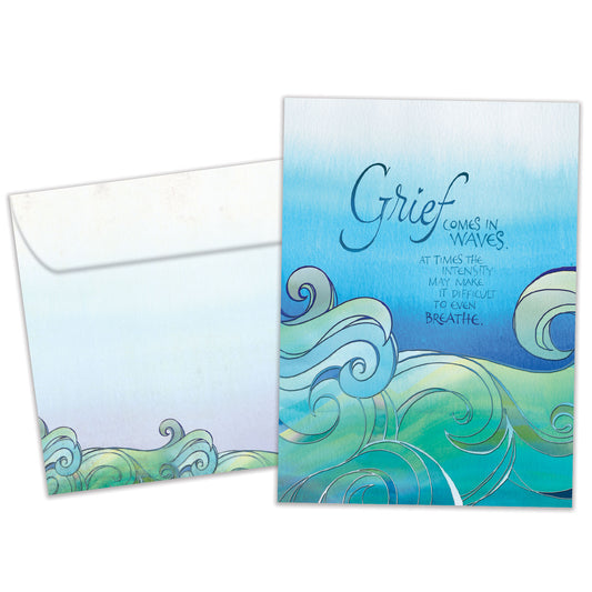 In Waves Sympathy Card