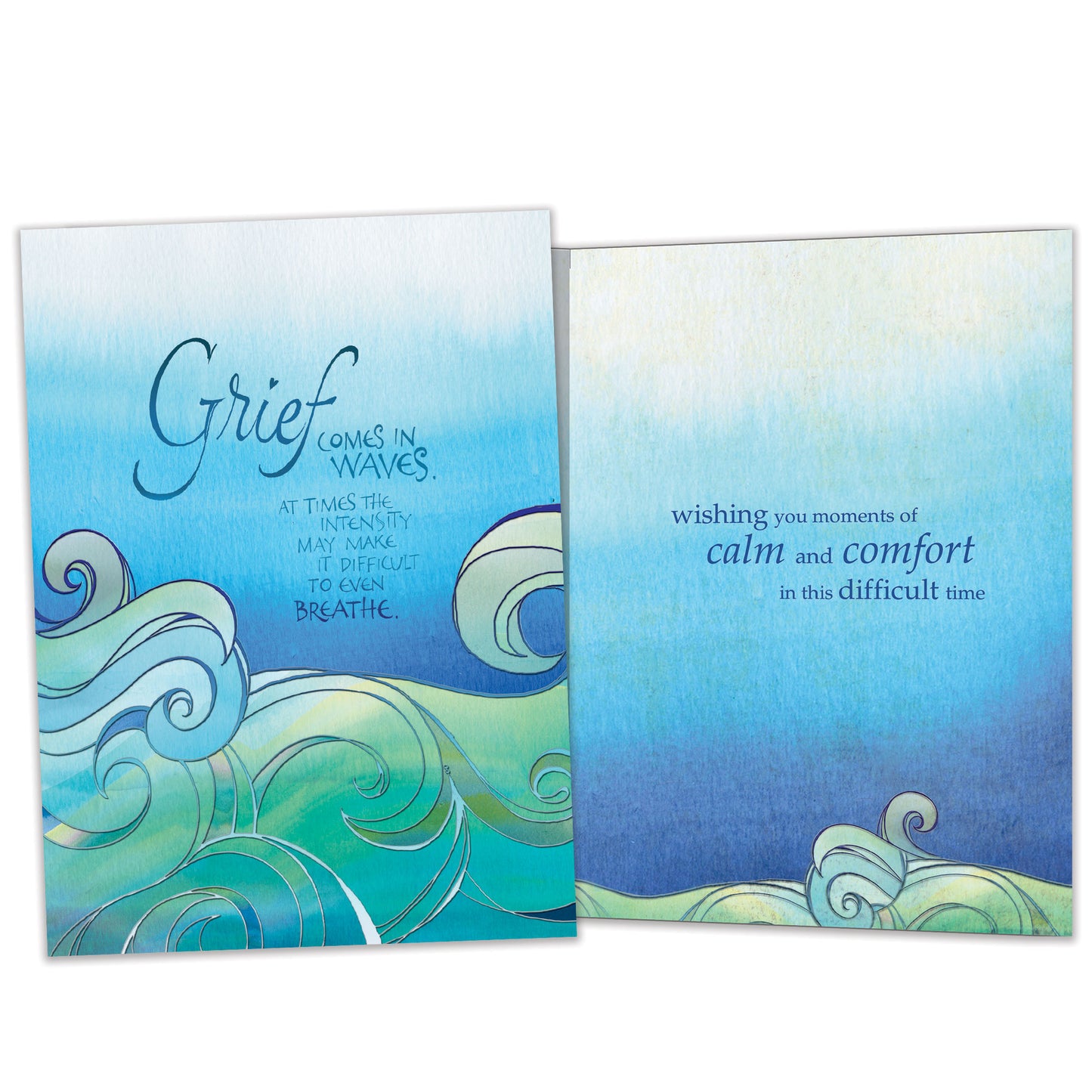 In Waves Sympathy Card