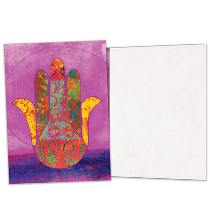 Hamsa Blessings Support Card