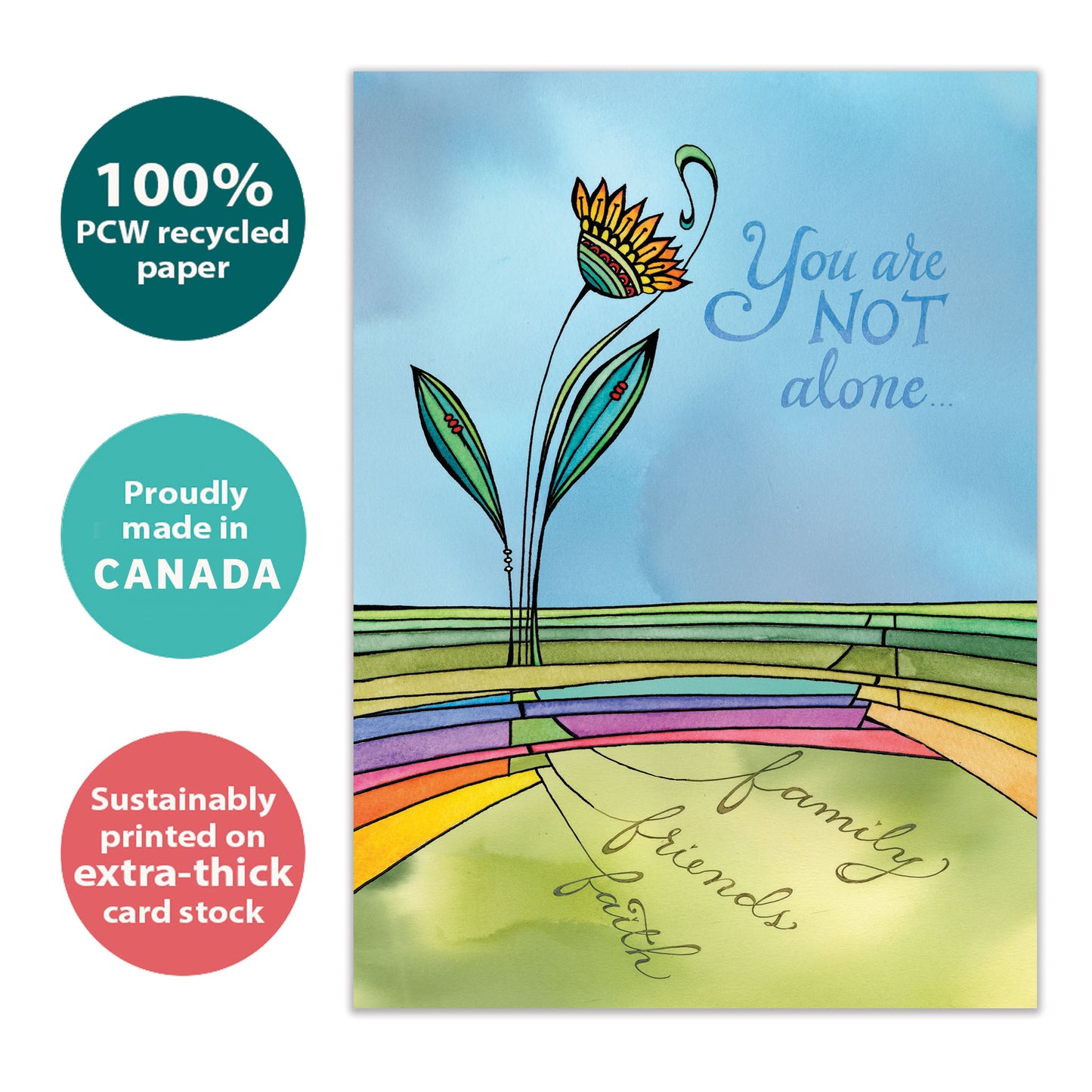 Faith Friends Family Support Card
