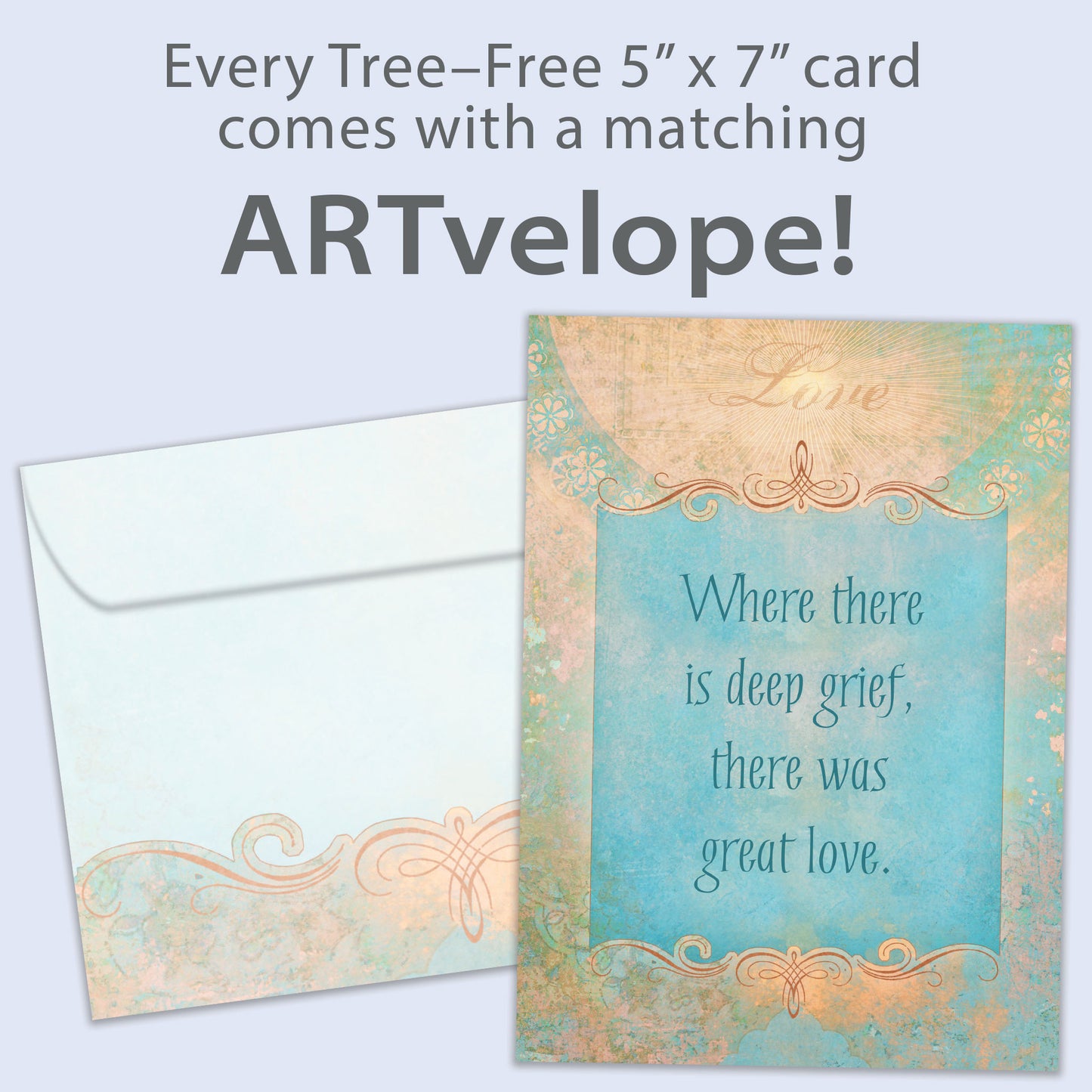 Deep Love Sympathy Card