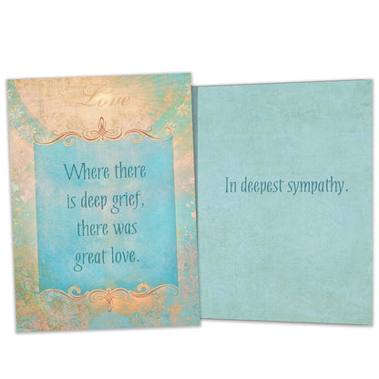 Deep Love Sympathy Card