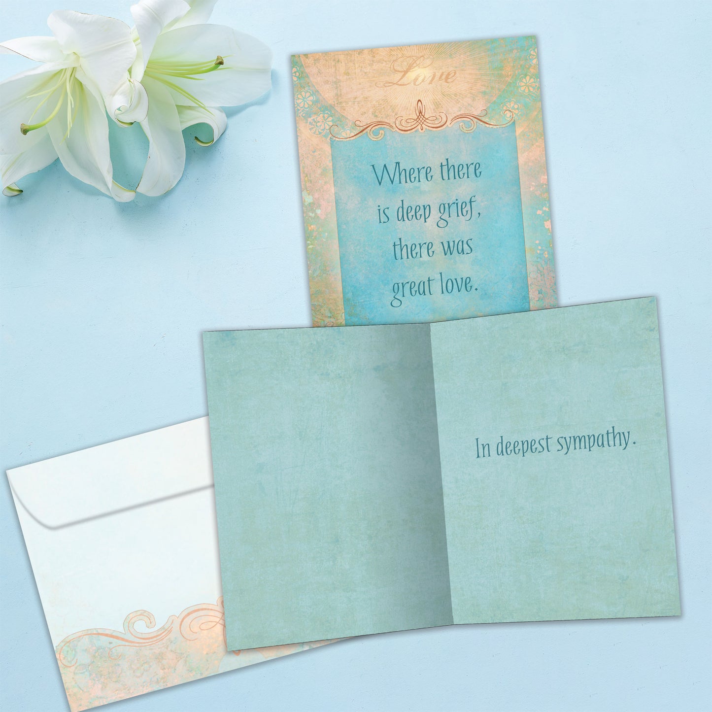 Deep Love Sympathy Card