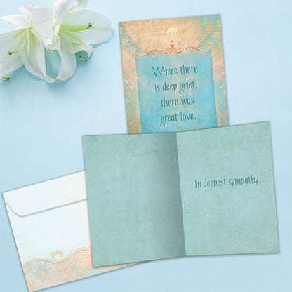 Deep Love Sympathy Card