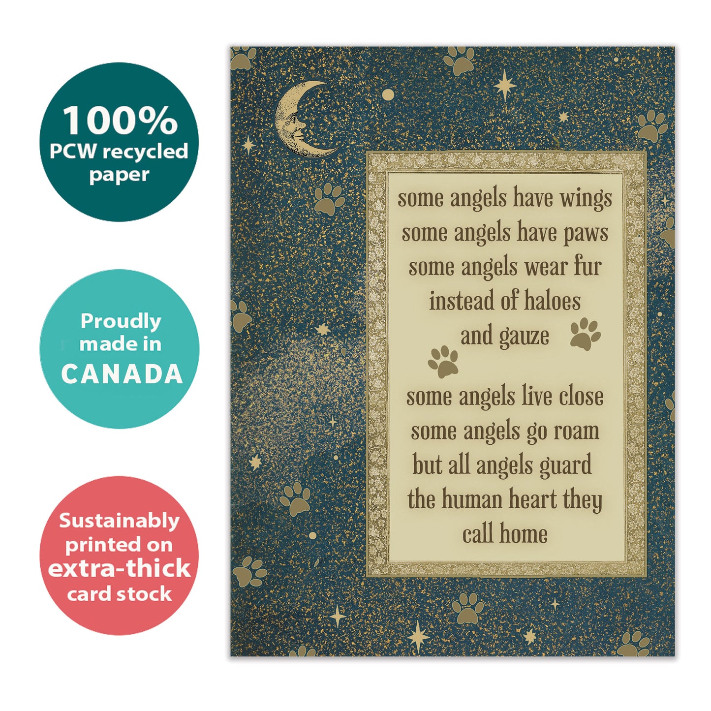 Pet Angels Pet Sympathy Card