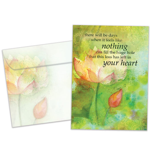 Memories Overflowing Sympathy Card