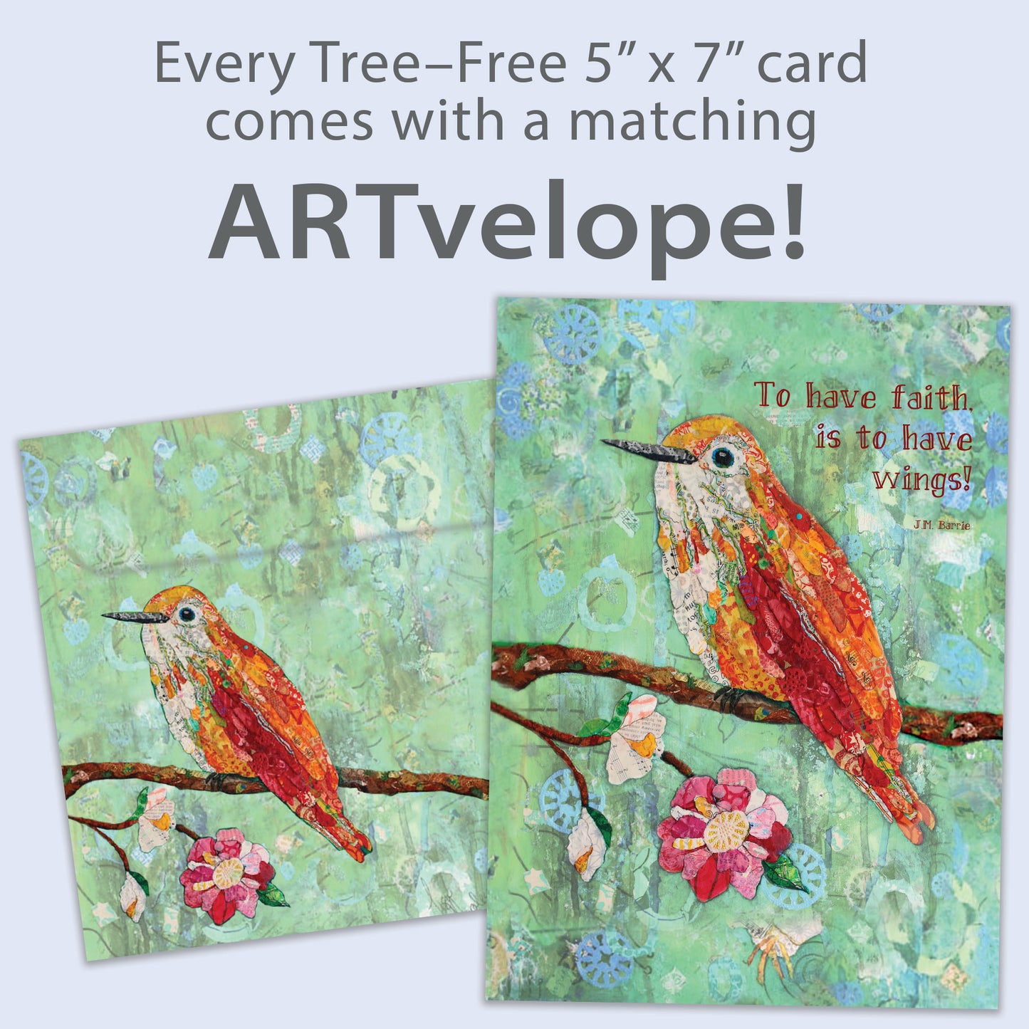 Rufous Hummingbird Get Well Card