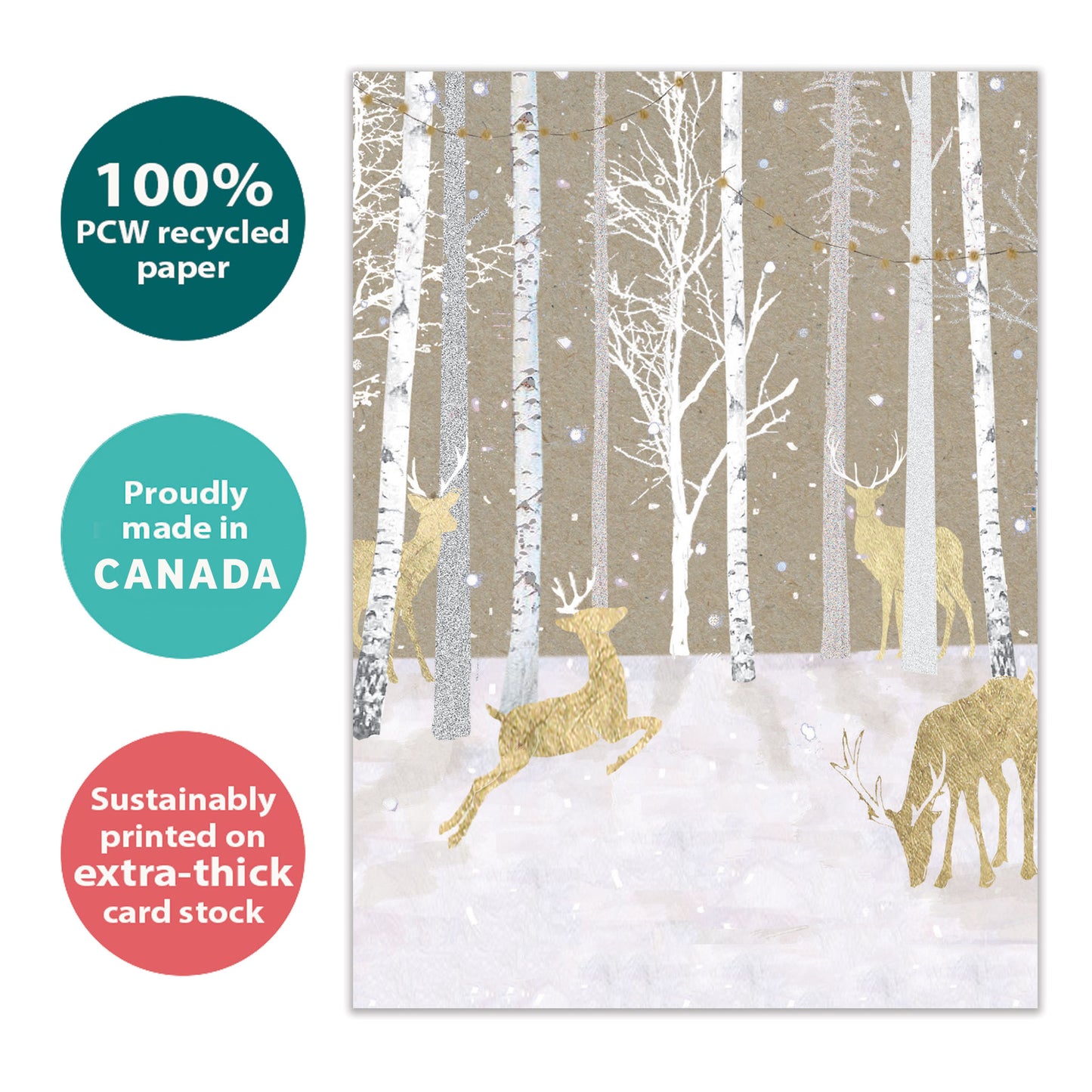 Silent Wood Holiday Card