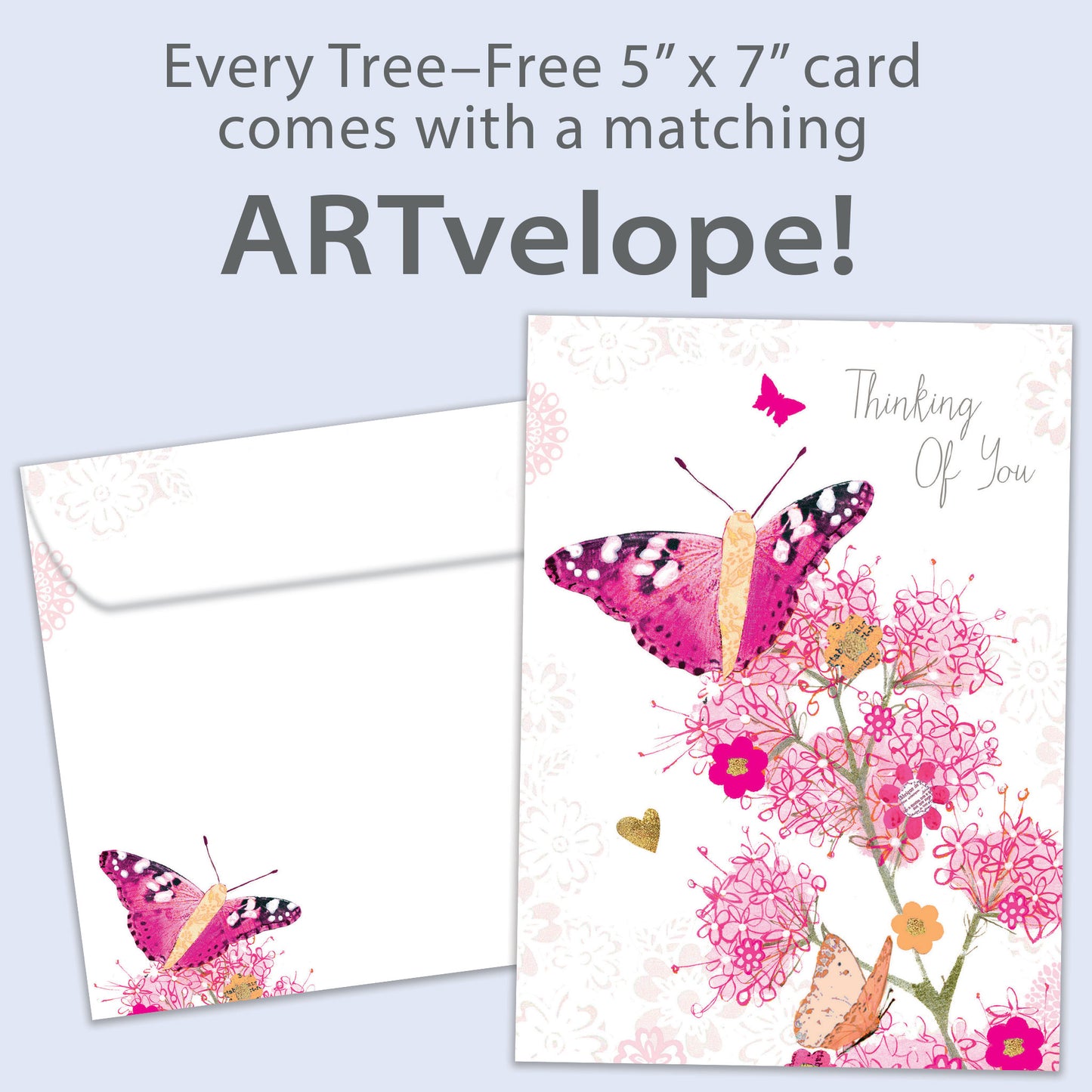 Thinking Of You Butterfly Support Card