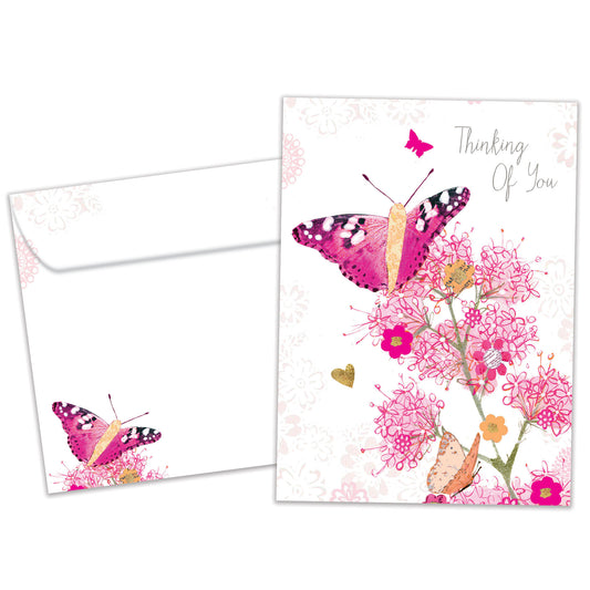Thinking Of You Butterfly Support Card