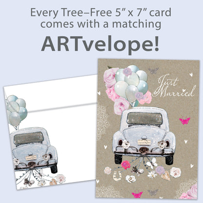 Just Married Wedding Card
