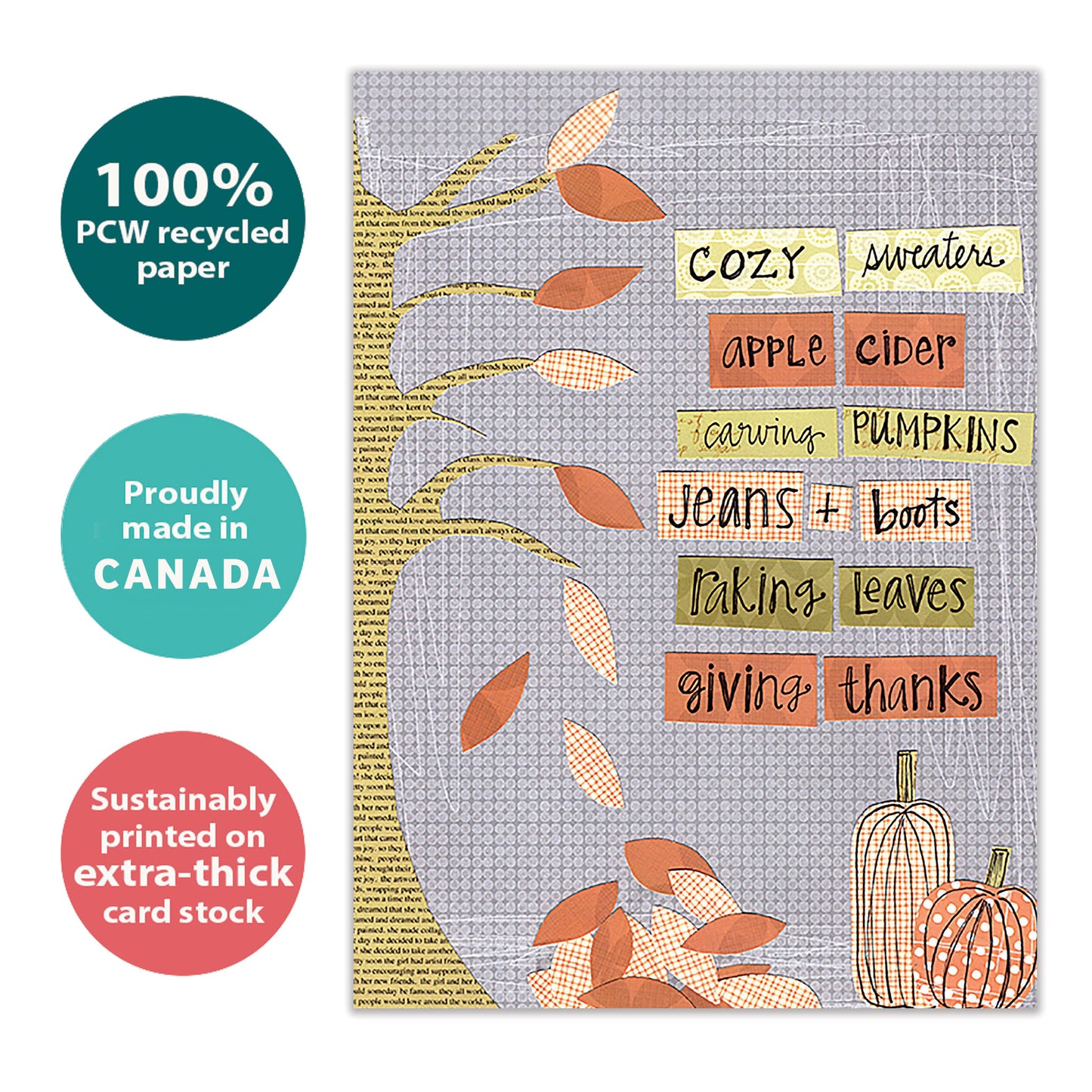 Cozy Fall Thanksgiving Card