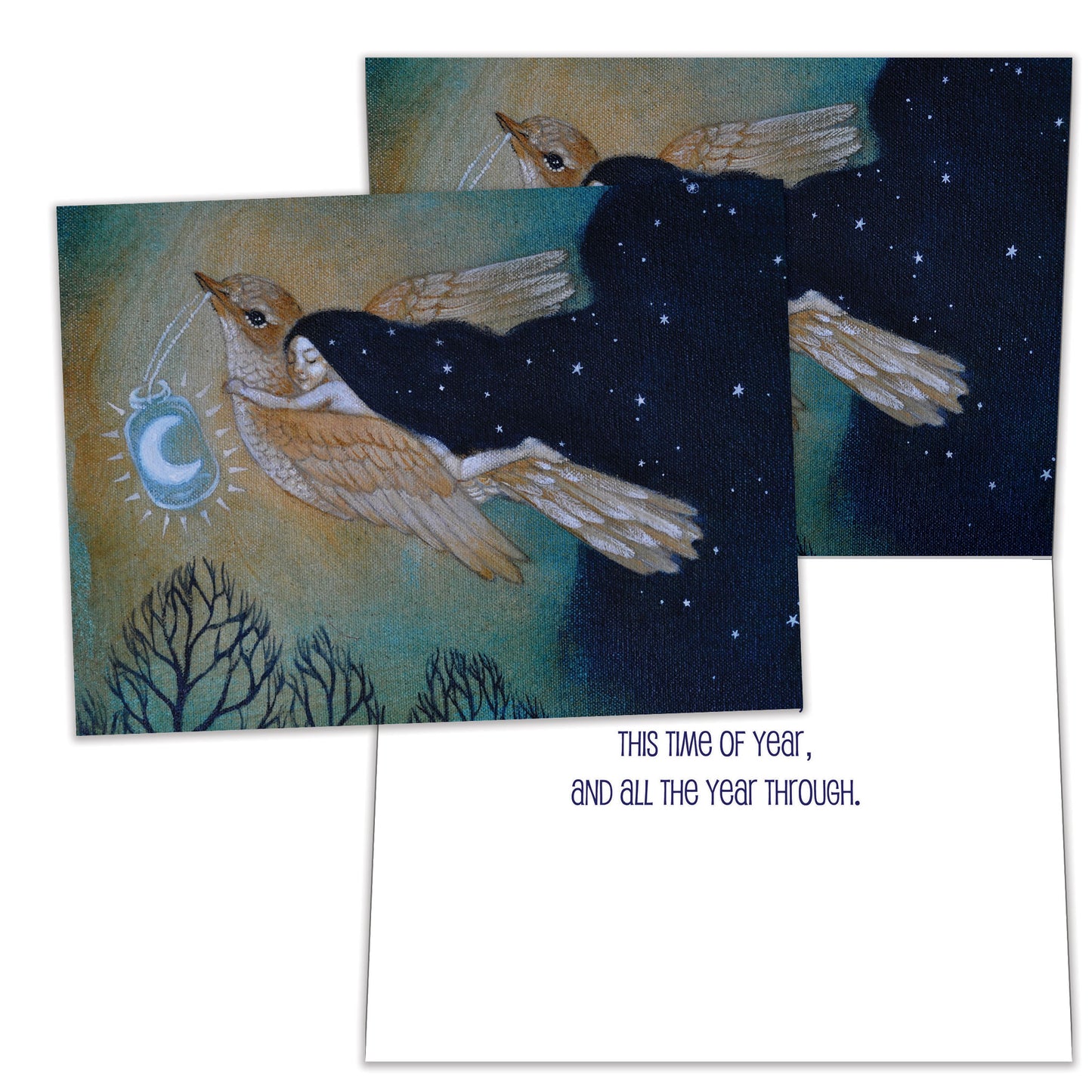 Soaring By Starlight Holiday Card