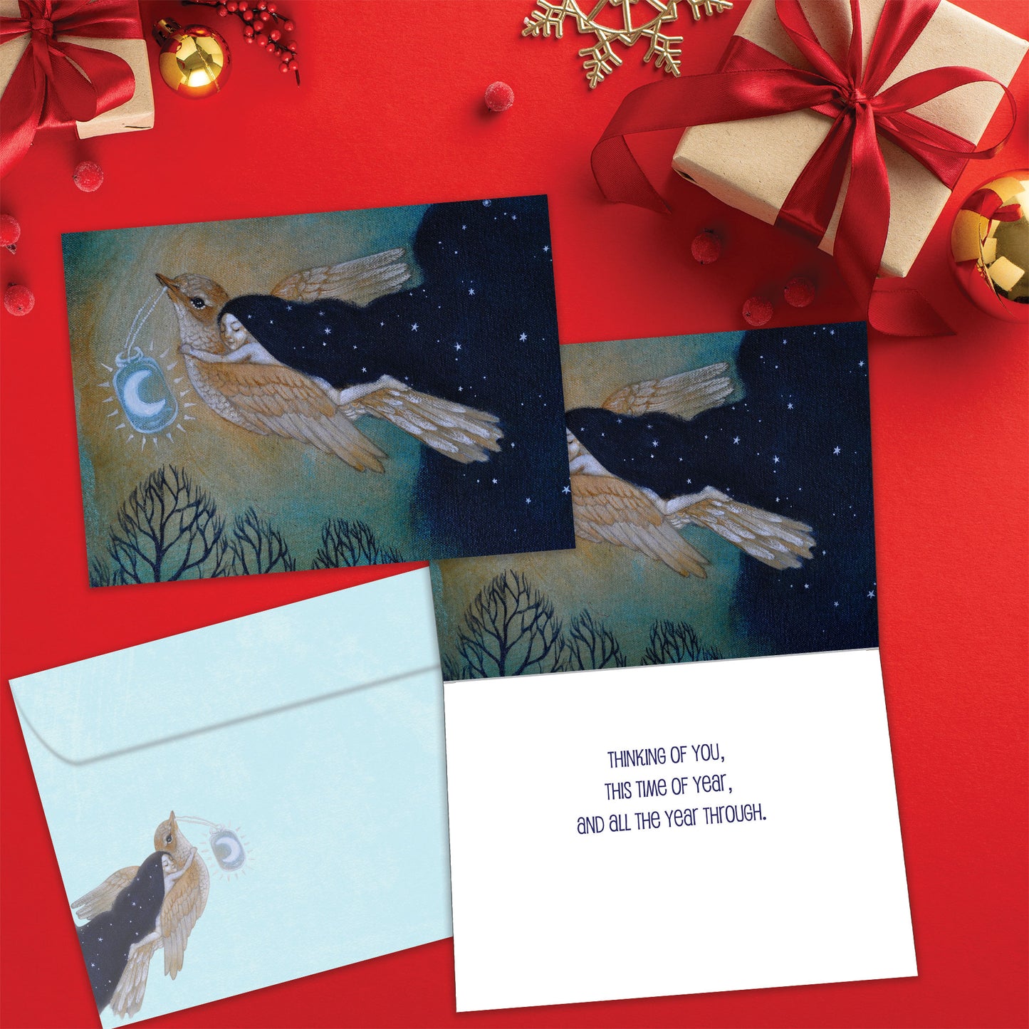 Soaring By Starlight Holiday Card