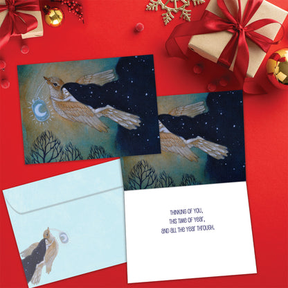 Soaring By Starlight Holiday Card