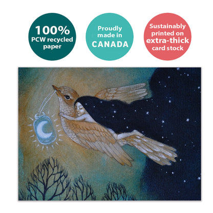Soaring By Starlight Holiday Card