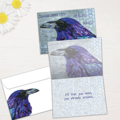 Healing Raven Support Card