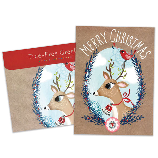 Pretty Deer Christmas Card