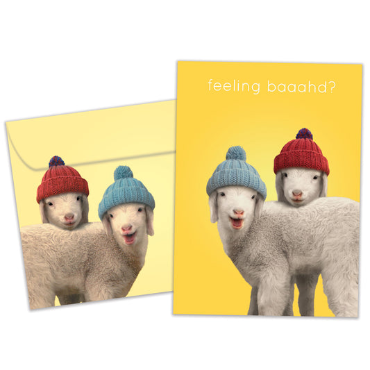 Feeling Baaahd Get Well Card