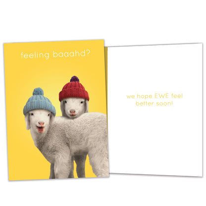 Feeling Baaahd Get Well Card