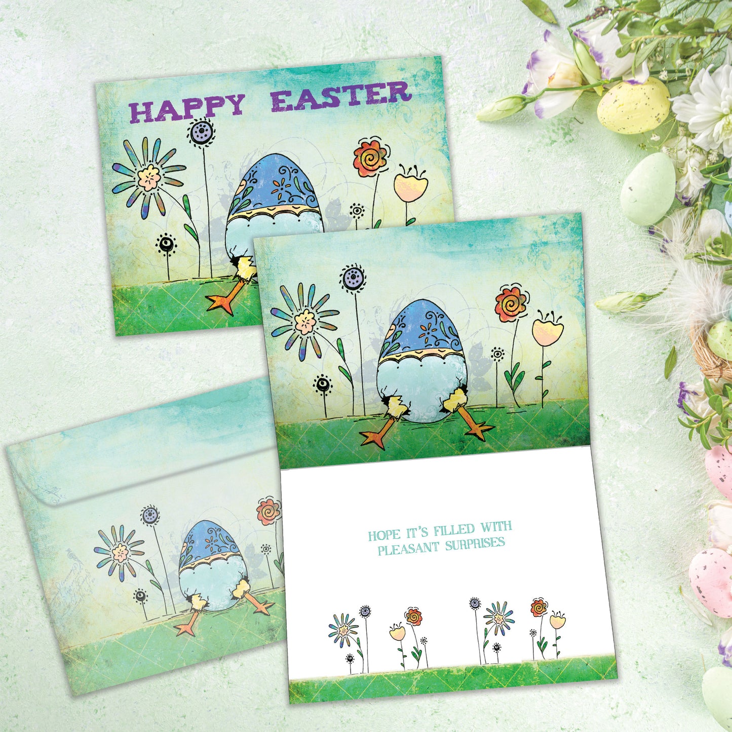 Pleasant Surprises Easter Card