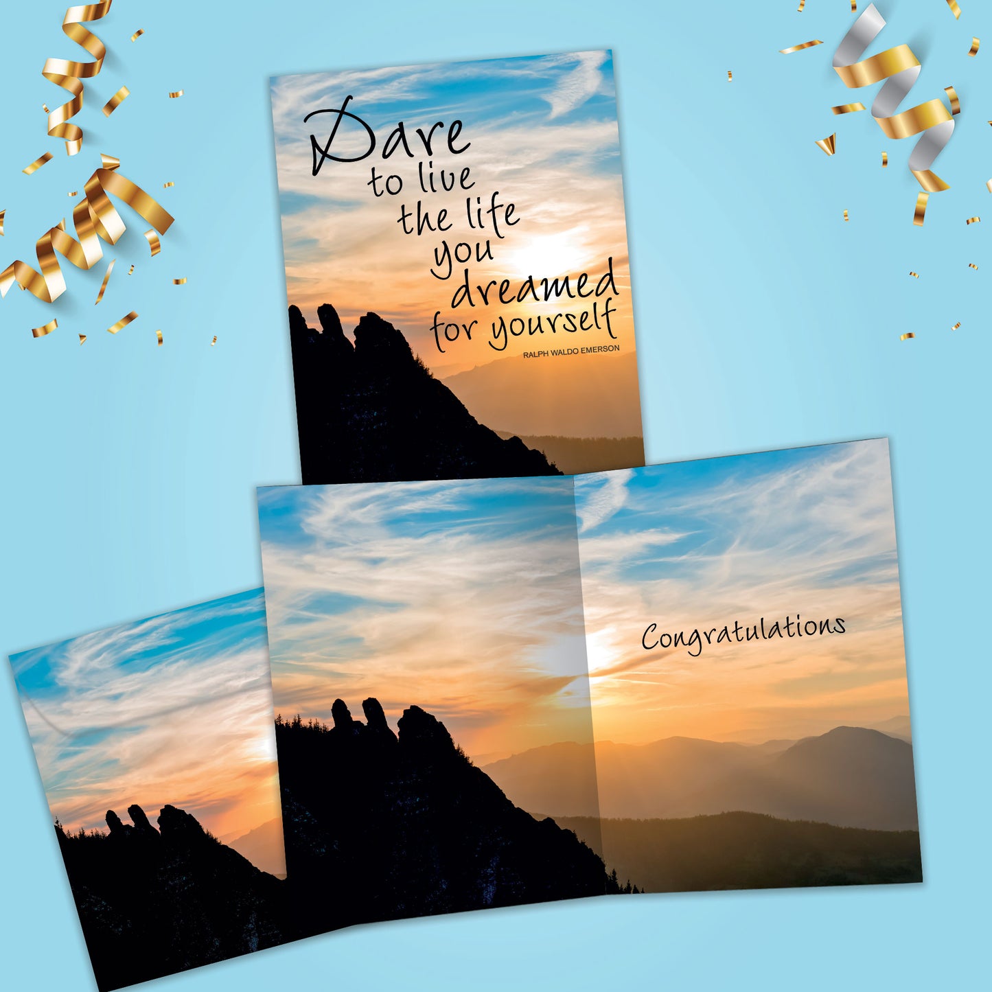 Dare To Live Graduation Card