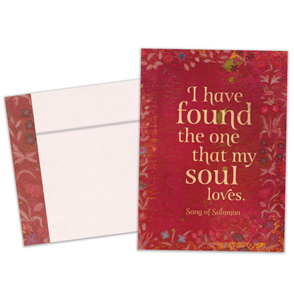 I Have Found The One Love Card