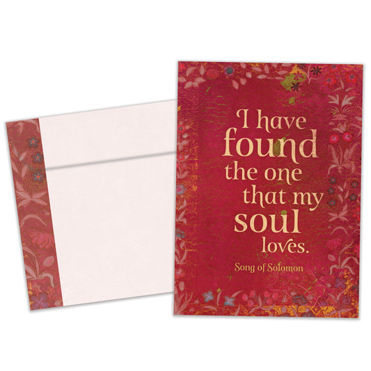 I Have Found The One Love Card