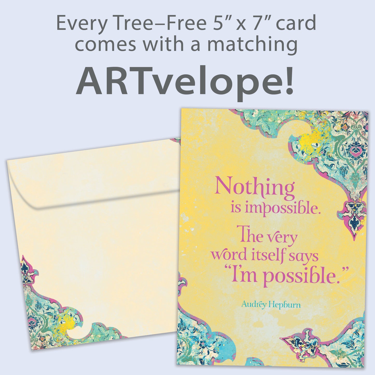 Nothing Is Impossible Encouragement Card