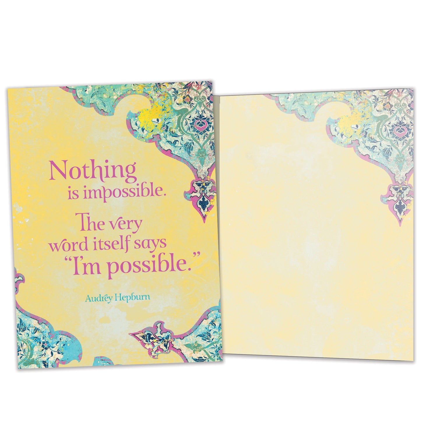 Nothing Is Impossible Encouragement Card