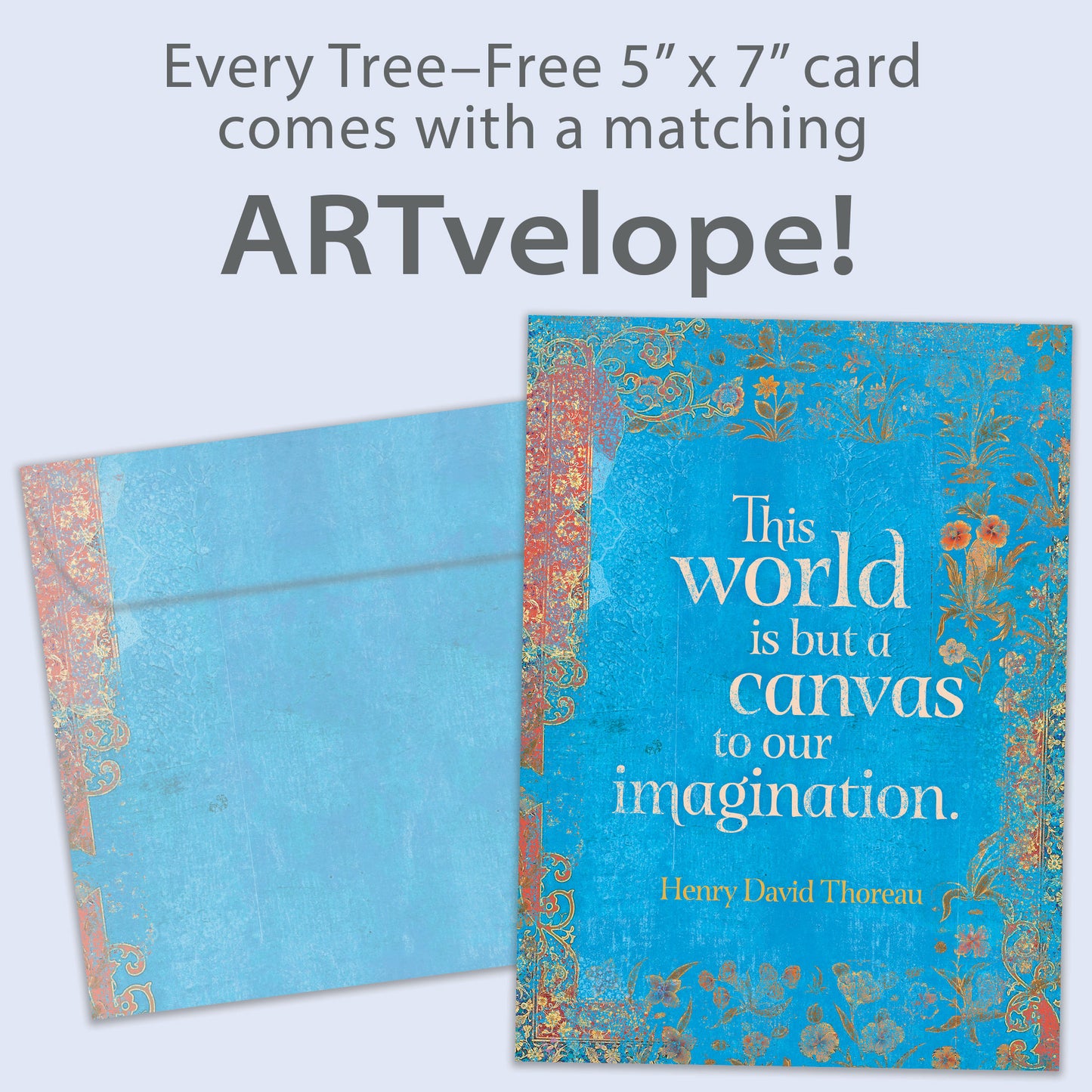 The World Is But A Canvas Graduation Card