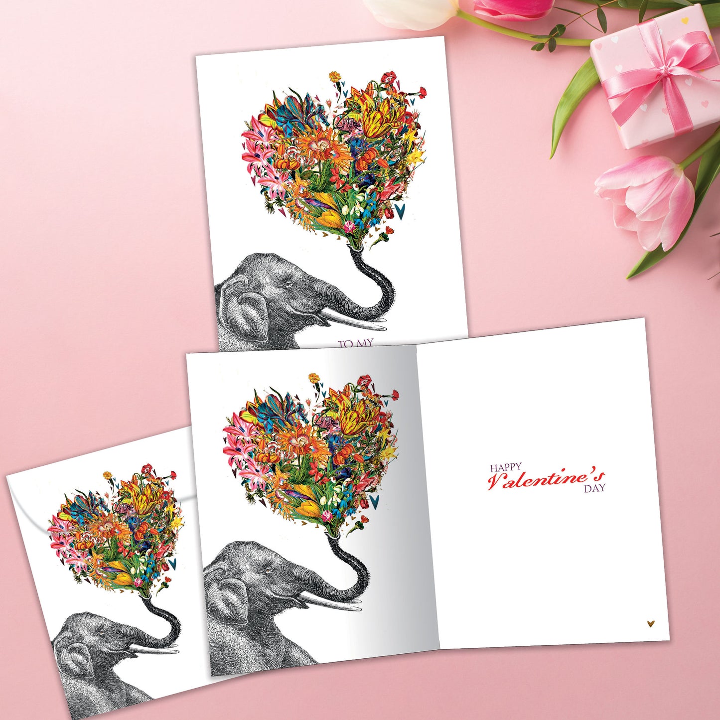 Love Elephant Valentine