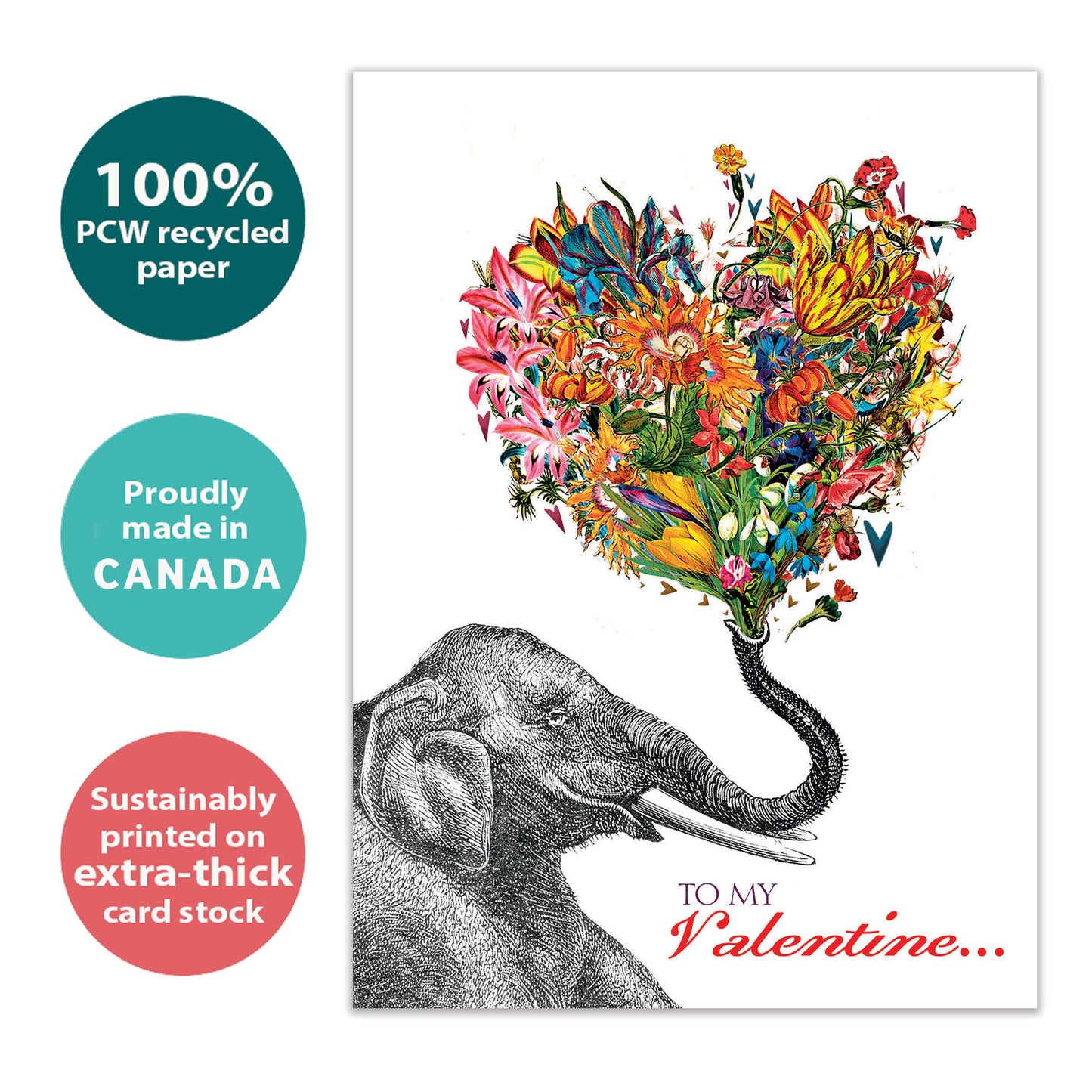 Love Elephant Valentine