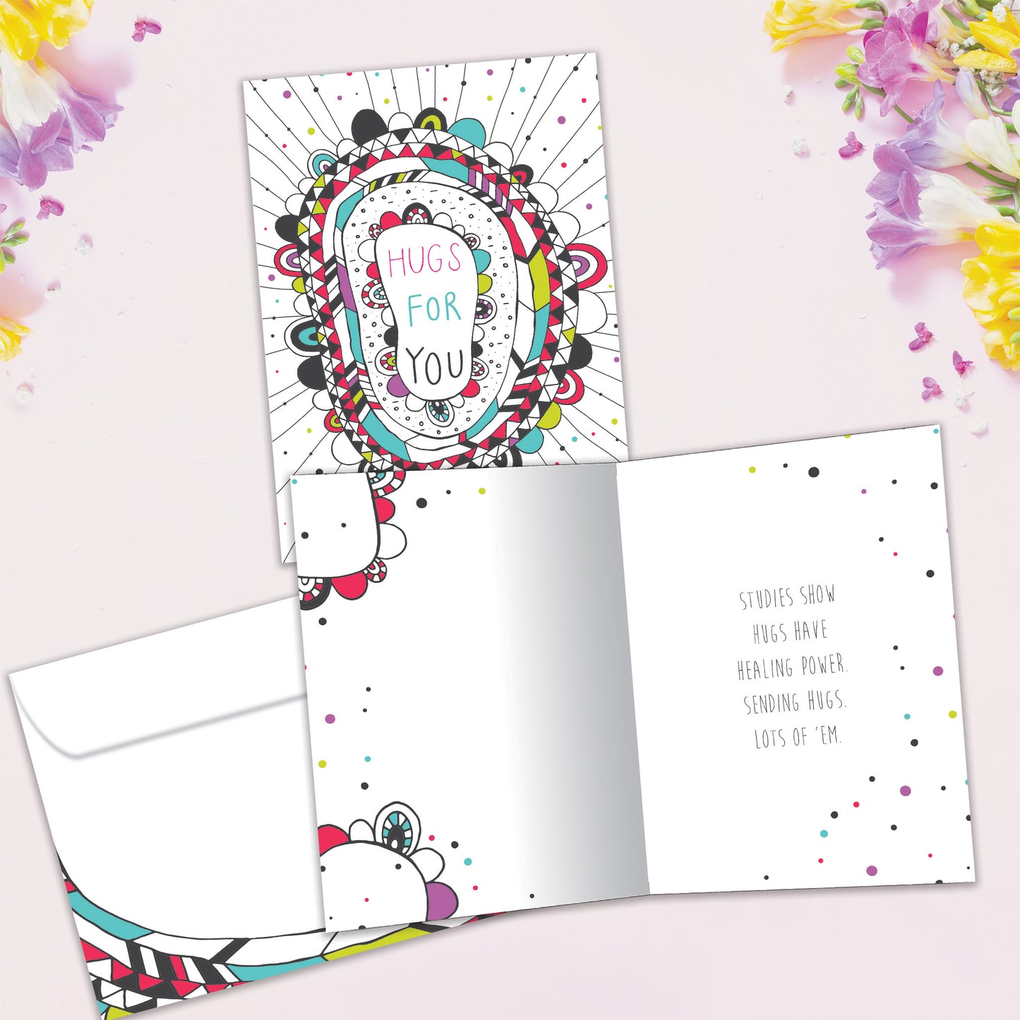 Hugs For You Get Well Card