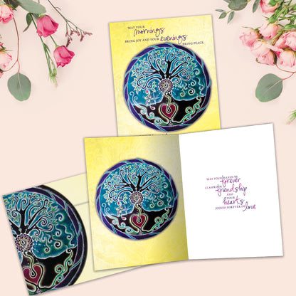 Tree Of Life Blessing Wedding Card