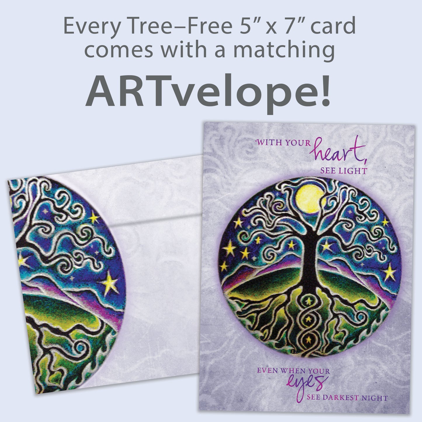 Tree Of Life And Light Support Card