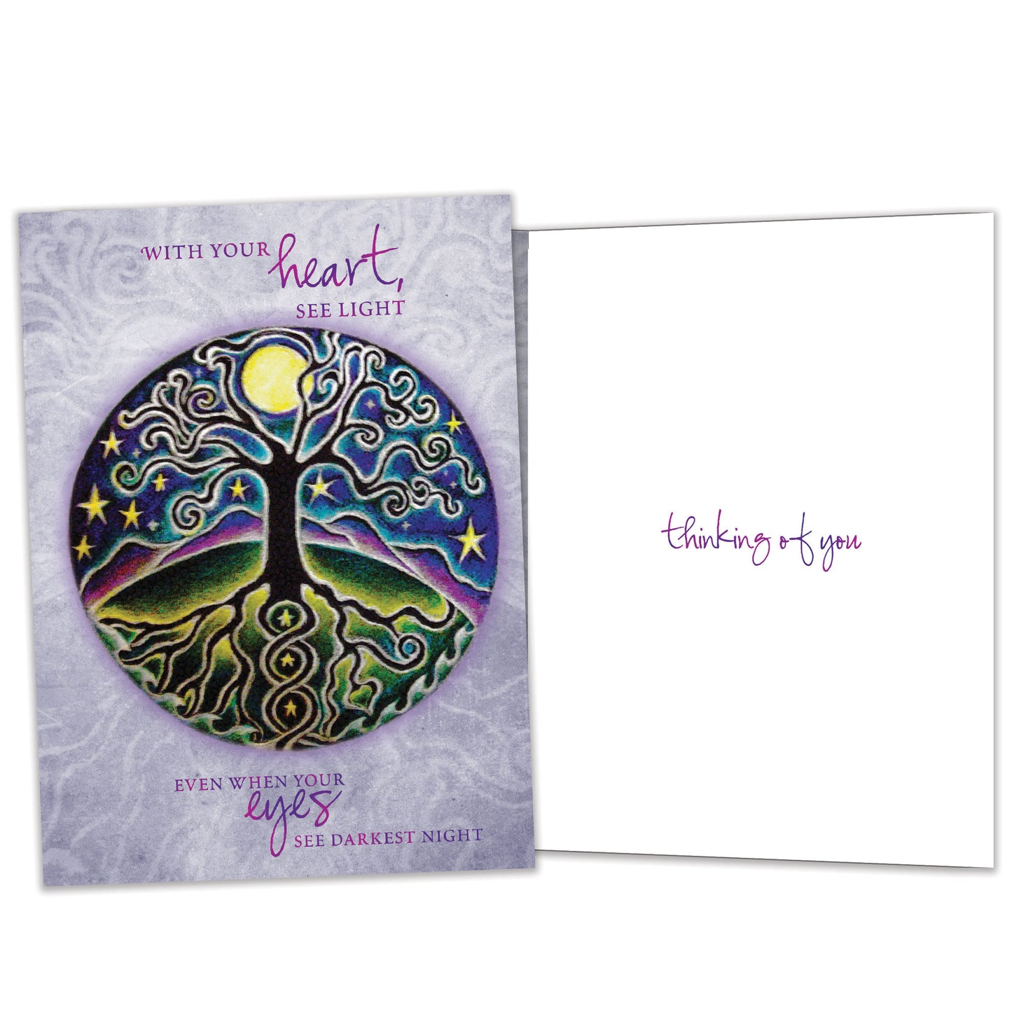 Tree Of Life And Light Support Card