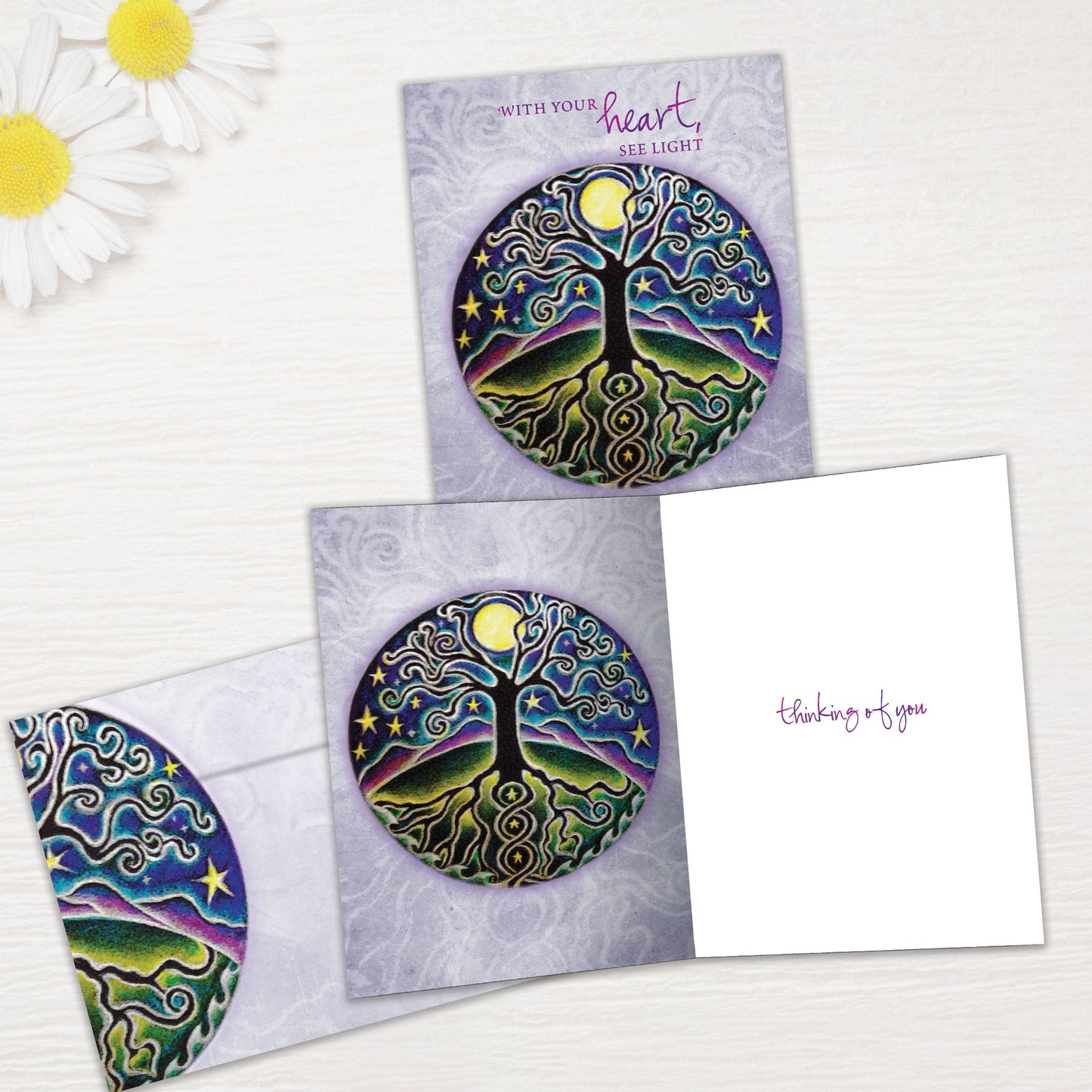 Tree Of Life And Light Support Card