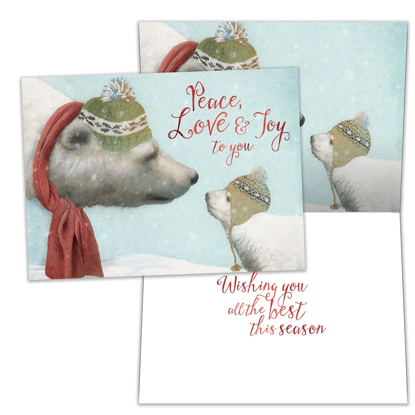 Peace Love Joy Holiday Card